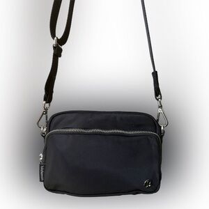 Lululemon Athletica Black Messenger Bag